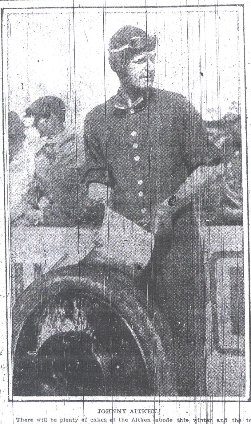 Johnny Aitken pouring water